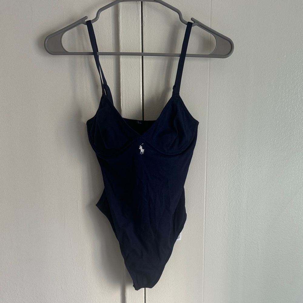 Ralph Lauren Dark Blue Bodysuit with Polo Pony
